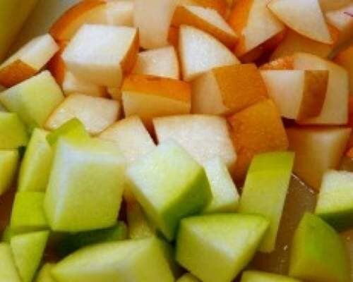 Салат з сочевиці з яблуком 